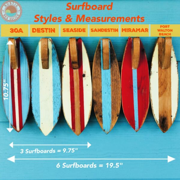 surfboard towel rack dimensions