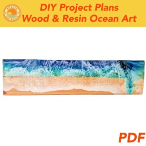 Resin Ocean Art on Wood DIY Plans