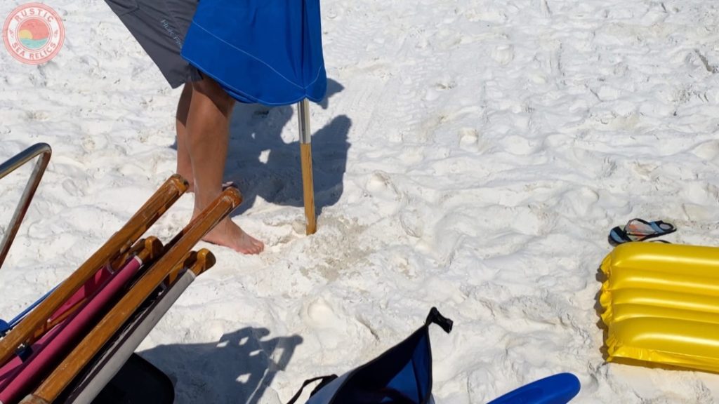 sand auger for beach umbrella