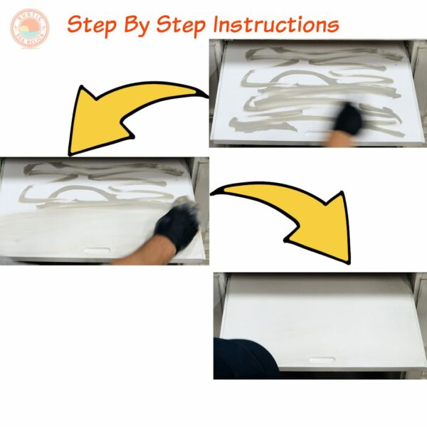 distressing furniture step by step tutorial