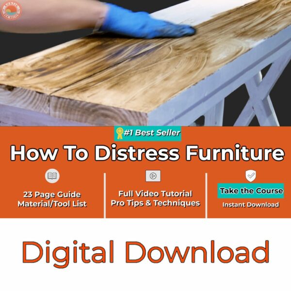 How to Distress Furniture DIY Plan