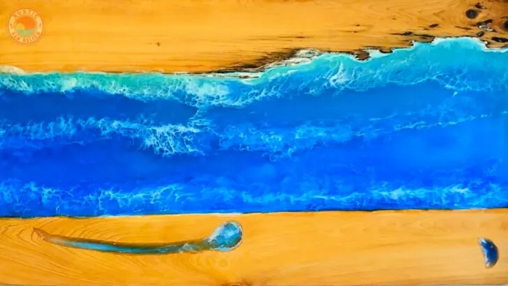 How To Make Ocean Resin Art on Wood