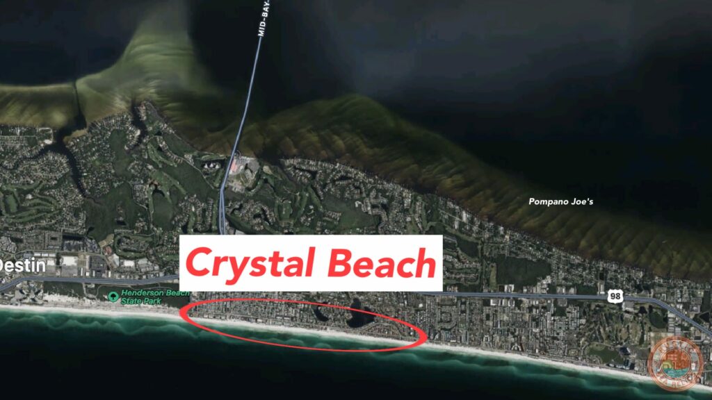 Crystal Beach Access Points in Destin Florida
