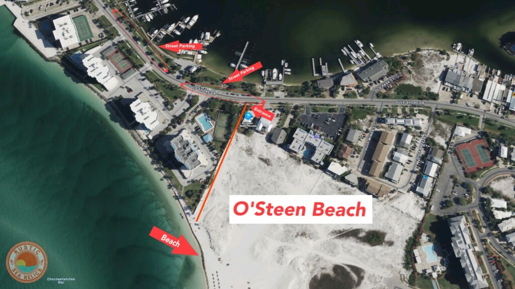 O'steen Public Beach in Destin Florida