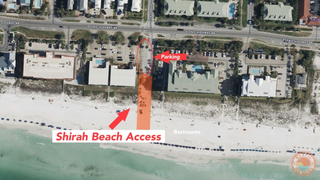 Shirah Public Beach Access in Destin Florida
