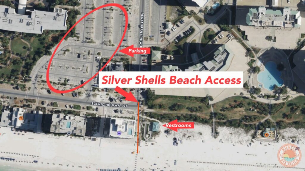 Silver Shells Beach Access in Destin Florida
