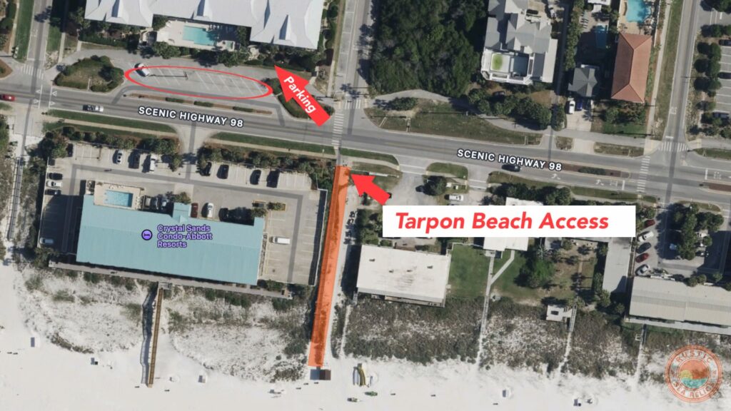 Tarpon Public Beach Access Destin Florida